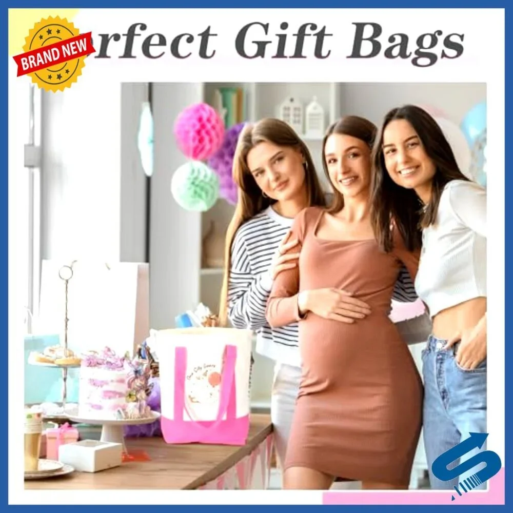 Canvas Tote Bags Reusable Grocery Shopping Pastel Colors Minimal Chic